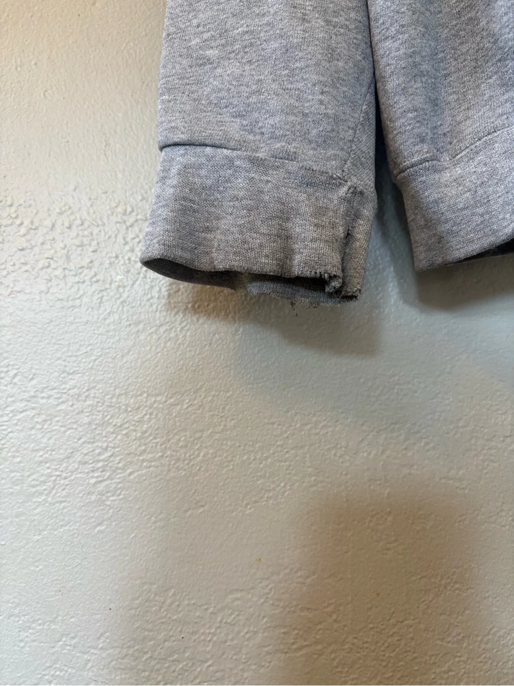 Vintage Nike Gray Hoodie with Purple NIKE ATHLETICS Made in USA